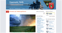 Desktop Screenshot of feuerwehr-fuerth.org